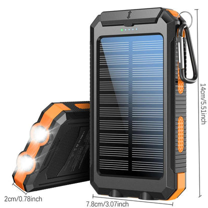 10,000mAh Solar Power Bank