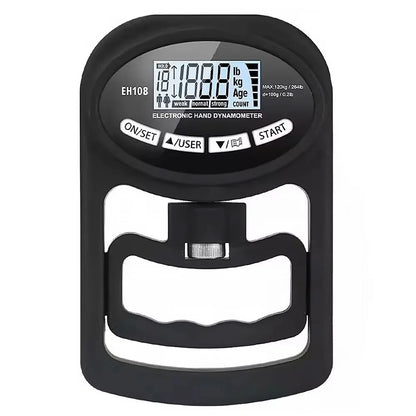 265Lbs/120Kg Digital Hand Dynamometer Grip Grip Strength Tester with LCD Screen for Forearm Training Finger Power Weightlifting