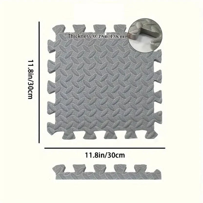 8/16 Pcs Foam Fitness Non Slip Yoga Mat Fitness Floor Tile Protection Pad Fitness Equipment Mat Suitable for Indoor Fitness