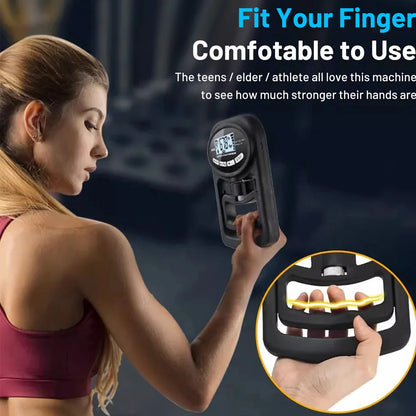 265Lbs/120Kg Digital Hand Dynamometer Grip Grip Strength Tester with LCD Screen for Forearm Training Finger Power Weightlifting